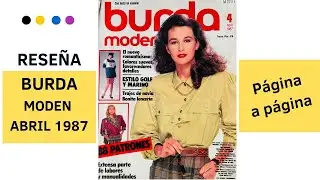 Burda Moden Abril 1987