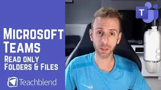 Microsoft Teams - Read-Only Folders / Class Materials in Different Channels