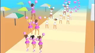 &lrm;Cheerleader Run 3d - All Levels Gameplay Android, iOS