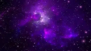Purple Galaxy & Shooting Stars 💠 1 Hour Animated Looping 3D Wallpaper Background