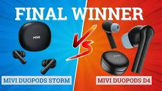 Mivi DuoPods Storm vs Mivi DuoPods D4 🔥 Best for Music, Gaming & Battery ⚡️