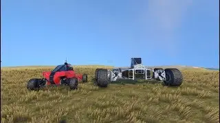 Space Engineers | Rover crash compilation.