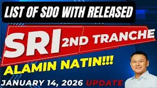 MGA NEW SDO  NA MERON NG SRI 2ND TRANCHE  || JANUARY 14, 2026