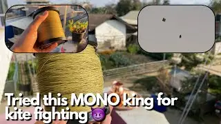 Intense kite fighting with local kids trying new thread call MONO KING 😈 #manipur #minivlog 