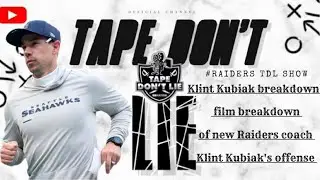 Klint Kubiak breakdown! #RaidersTDL Show film breakdown of new Raiders coach Klint Kubiak's offense