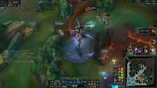 AFK Graves triple kill