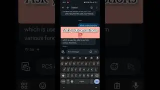 Gemini in Google Message | Google Gemini Message Kaise Karen | #gemini | #shorts