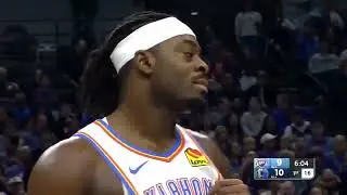 Lu Dort receives technical foul for Flop #nba