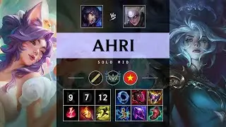 Ahri Mid vs Diana - VN Challenger Patch 25.19