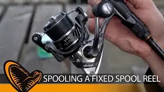 How To Spool a Reel with Braid - Fixed Spool