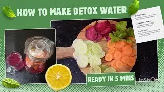 Homemade Detox Water for Weight loss, Hydration and Glowing skin || Cleansing detox water ||