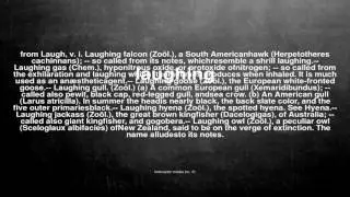 What does laughing mean