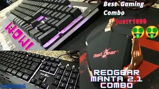 RedGear Manta 2.1 Combo|Gaming Keyboard|Gaming Mouse|Unboxing