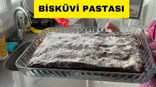 MUTFAKTAN &Ccedil;IKAMADIM | BİSK&Uuml;VİLİ PASTA TARİFİ | MUTLAKA DENEYİN | CANLARI &Ccedil;OK &Ccedil;EKMİŞ | G&Uuml;NL&Uuml;K VLOG |