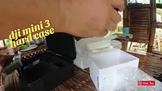 hardcase unboxing for dji mini 3 drone and RC
