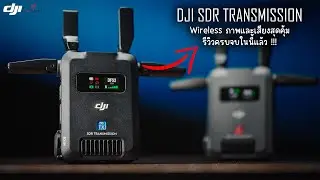 DJI SDR TRANSMISSION Review | Wireless Video and Audio that Meet the Needs!!!