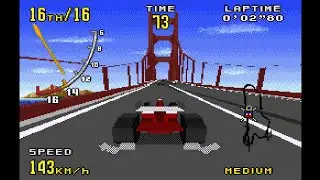 Virtua Racing ... (Sega Genesis) Gameplay