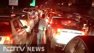 After massive rain, six-hour long traffic jams in Gurgaon