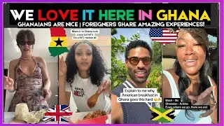 🇬🇭🇺🇸 WE LOVE IT HERE IN GHANA, GHANAIANS ARE NICE | FOREIGNERS SHARE AMAZING EXPERIENCES | Kamma Dyn