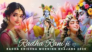 🏵️ Radha Rani ji Morning Bhajans 2026 | Divine Nonstop Krishna Bhakti Songs | Akc Bhakti Studio