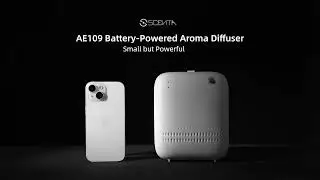 2025 SCENTA AE109 Power Mist Pro Battery-Powered Aroma Diffuser