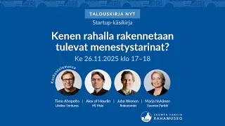 26.11.2025 Talouskirja nyt: Kenen rahalla rakennetaan tulevat menestystarinat?
