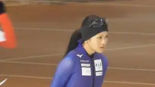 高橋侑花ちゃんWarming-up Scene。2025明治北海道十勝オーバルスピードスケート競技会第1戦。2025年9月7日。