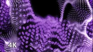 Mesmerizing Abstract Purple Dots | 4k VJ Loop Visual Footage