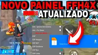 NOVO HACK PAINEL FFH4X INJETOR AIMBOT FREE FIRE DA NOVA ATUALIZA&Ccedil;&Atilde;O MOD MENU HS LINK DIRETO