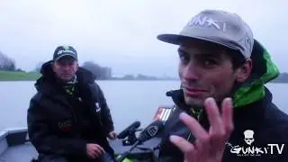 Vertical Fishing for Zander on a Dutch River