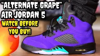 Air Jordan 5 ALTERNATE GRAPE / GRAPE ICE REVIEW & ON FEET! WATCH BEFORE You BUY! Worth $190?