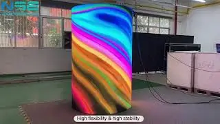 NSE Indoor Creative&Ultra Soft Flexible LED Screen Display