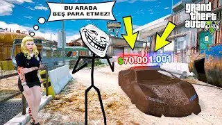 POLİS HURDALIĞINDAN BEDAVA ZENTORNO ALDIK VE TAMİR ETTİP SATTIK! - GTA 5