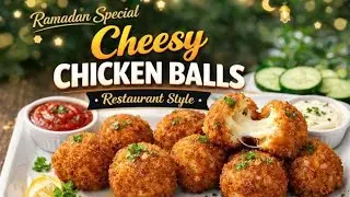 Cheesy Chicken Balls | Restaurant Style | Ramadan Special | Anjum Da Kitchen 