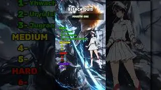Quiz Guess the Quincy! Bleach Thousand Year Blood War Quiz