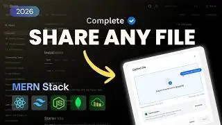 Build a Public File Sharing Website with MERN Stack | Upload, Download & Delete Files (2026)