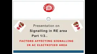 Signalling in RE area (Part 1 of 3)