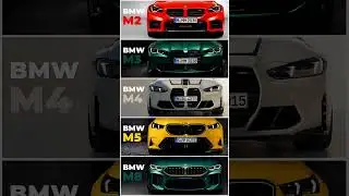 Which one is your favourite? #shorts #car #bmw #m2 #m3 #m4 #m5 #m8