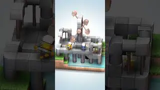 Mekorama Level  62 Two Pushees Puzzle Solution #Shorts