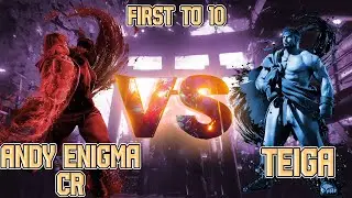 [SF6] First to 10 Set: AndyEnigmaCR (Ken) vs Teiga (Ryu)