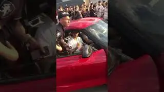 Toyota Supra Busted by the Police