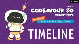 Codeavour 7.0 - RoadMap to Global Stage (Timeline overview) - BAHASA version