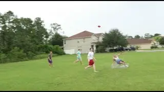 RED HOUSE PLAYS FOOTBALL IN MUD!