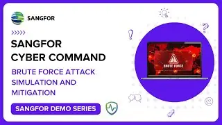 Cyber Command Features Demo: Brute Force Attack Simulation with NDR