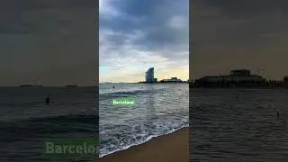 W Barcelona hotel near Barcelona beach. Beautiful beach. #barcelona #beach