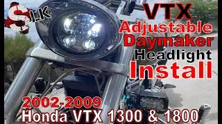 SLK-Customs Honda VTX Adjustable Daymaker Adjustable Install