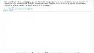 Wikanda tutorial. (2/6) &iquest;C&oacute;mo puedo escribir en Wikanda?