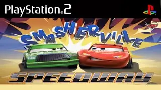 Smasherville Speedway - Disney Cars (Mini Games) (PS2 Gameplay)