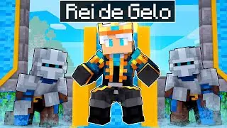 JOGANDO como um REI DE GELO no Minecraft