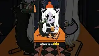 My cousin has a little tail 🎃#animation #digitalart #catmemes #funnysong #halloween #fyp